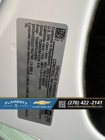 2026 Chevrolet Silverado 3500 HD Chassis Cab Work Truck