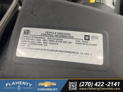 2020 Chevrolet Silverado 3500 HD Chassis Cab Work Truck