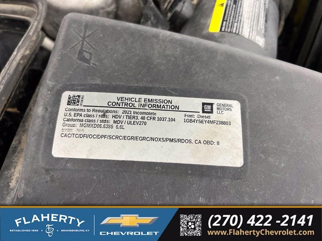 2021 Chevrolet Silverado 3500 HD Chassis Cab Work Truck