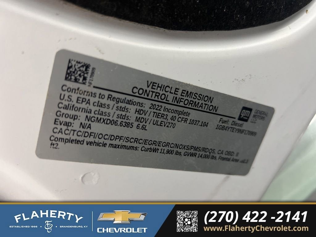 2022 Chevrolet Silverado 3500 HD Chassis Cab LT