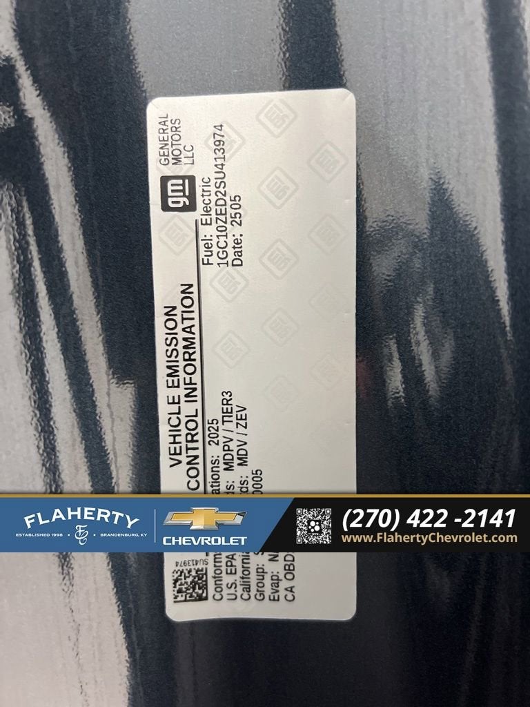 2025 Chevrolet Silverado EV LT - Extended Range