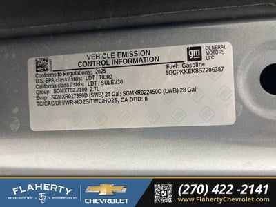 2025 Chevrolet Silverado 1500 LT (2FL)