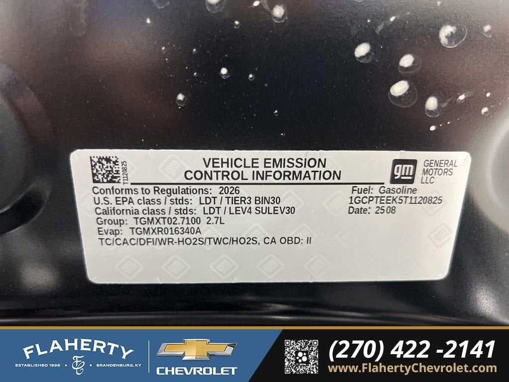 2026 Chevrolet Colorado Trail Boss