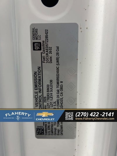 2026 Chevrolet Silverado 1500 WT