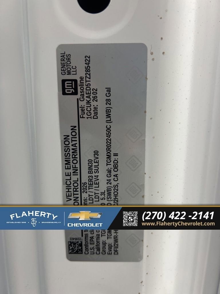 2026 Chevrolet Silverado 1500 WT