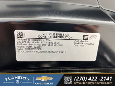 2026 Chevrolet Traverse LT