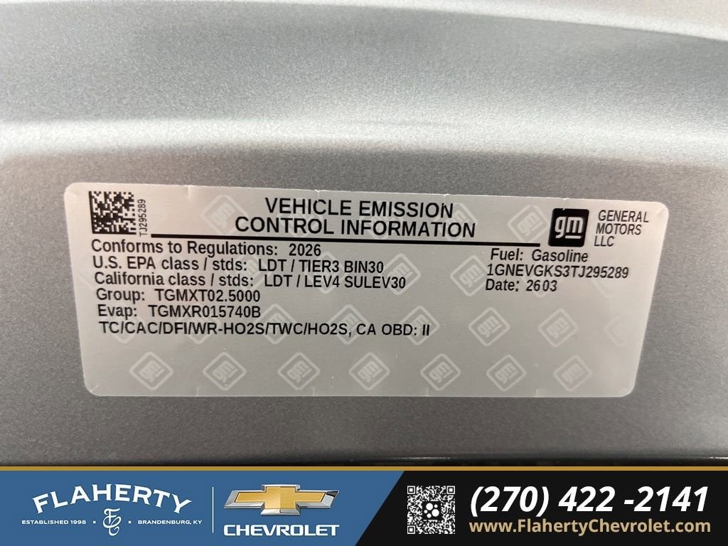 2026 Chevrolet Traverse LT