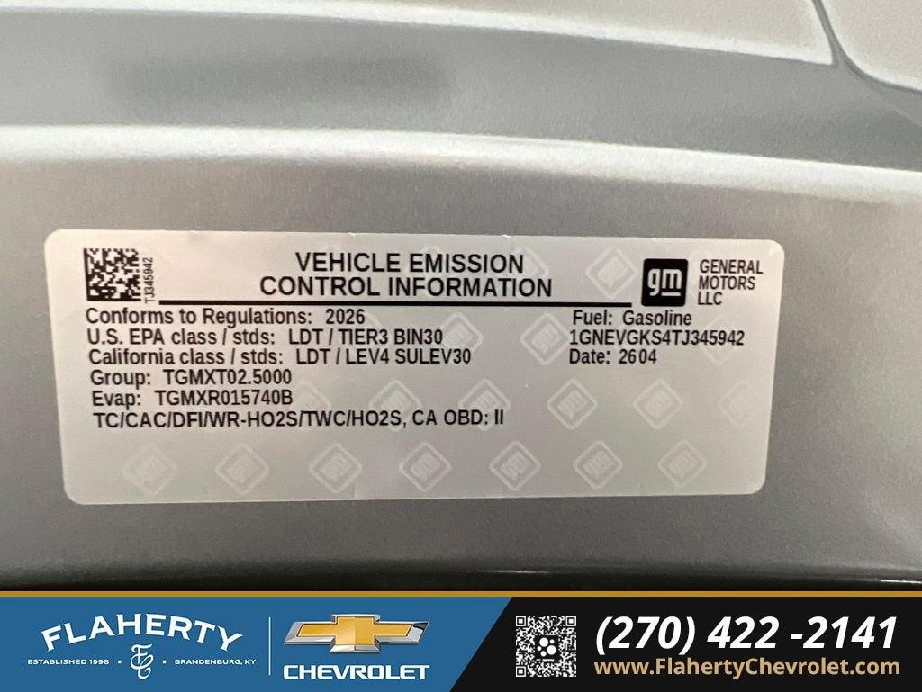 2026 Chevrolet Traverse LT