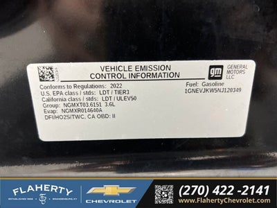 2022 Chevrolet Traverse RS
