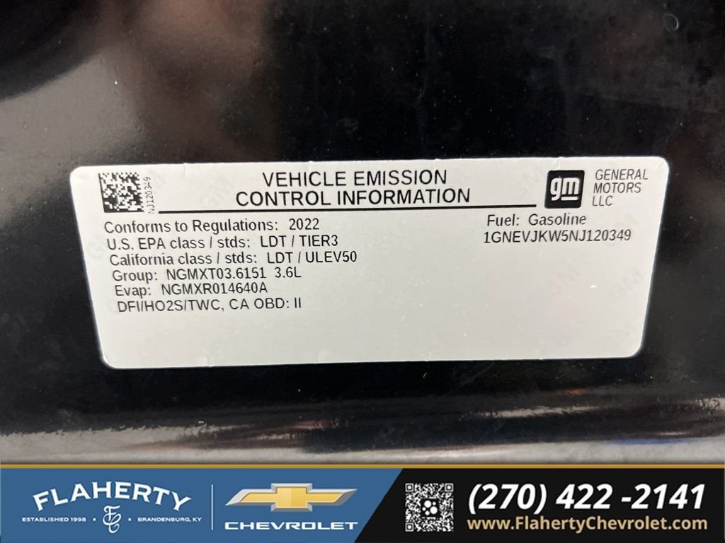2022 Chevrolet Traverse RS