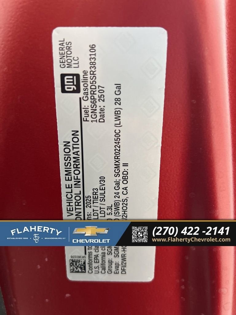 2025 Chevrolet Tahoe Z71