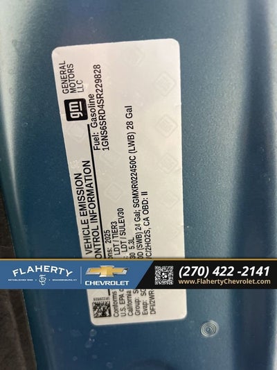 2025 Chevrolet Tahoe Premier