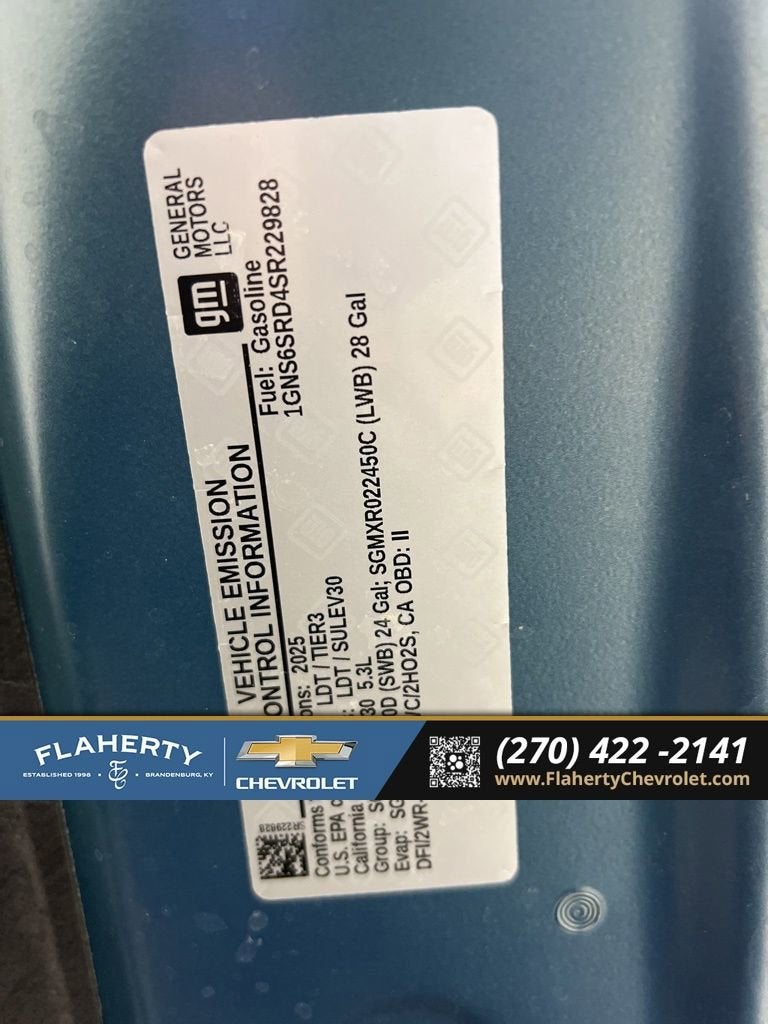 2025 Chevrolet Tahoe Premier