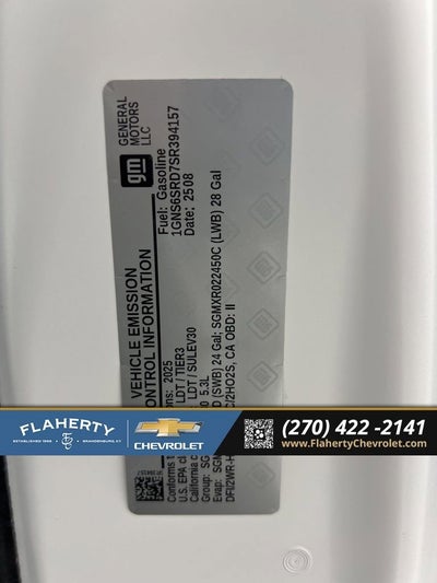 2025 Chevrolet Tahoe Premier