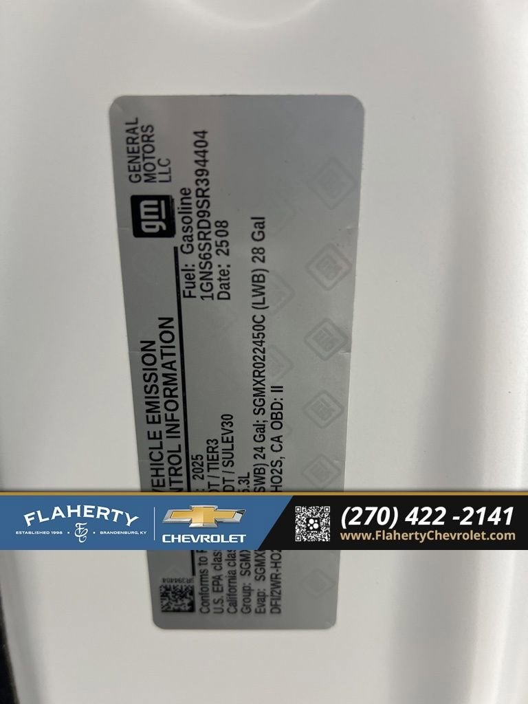 2025 Chevrolet Tahoe Premier