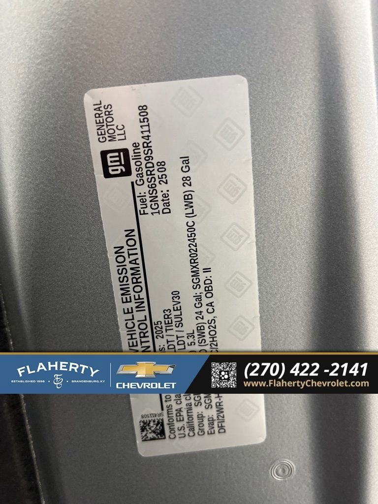 2025 Chevrolet Tahoe Premier