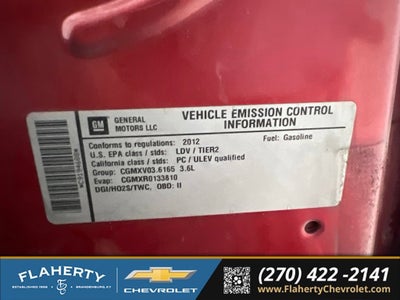 2012 Chevrolet Camaro 1LT
