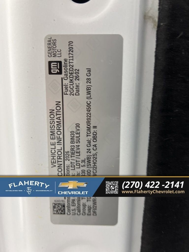 2026 Chevrolet Silverado 1500 LT