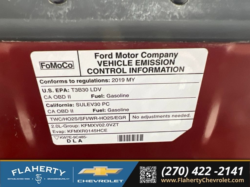 2019 Ford Fusion Hybrid SE