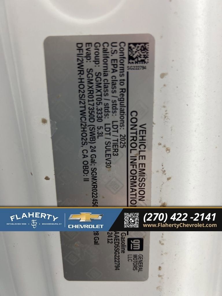 2025 Chevrolet Silverado 1500 WT