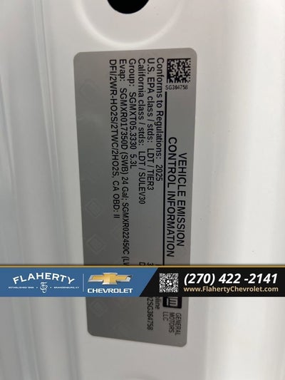 2025 Chevrolet Silverado 1500 WT