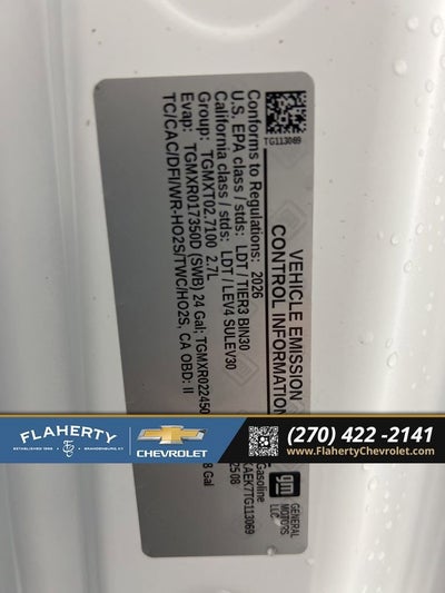 2026 Chevrolet Silverado 1500 WT