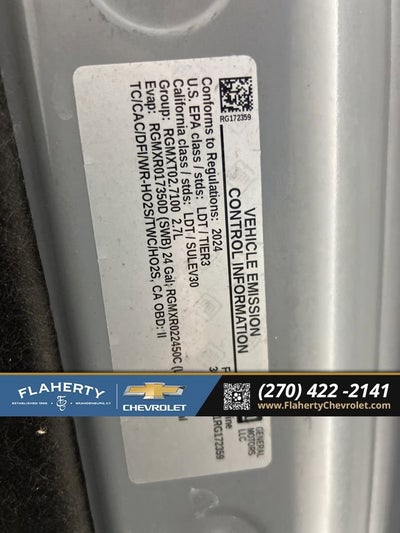 2024 Chevrolet Silverado 1500 LT (2FL)