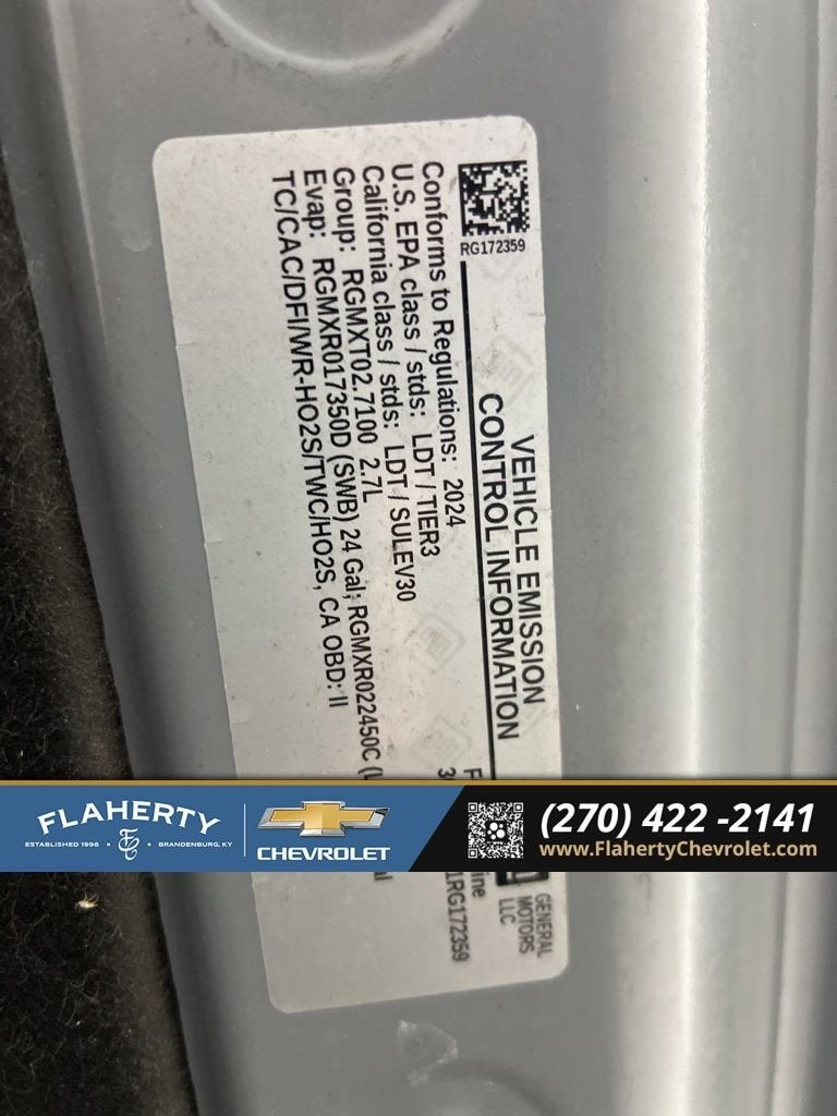 2024 Chevrolet Silverado 1500 LT (2FL)