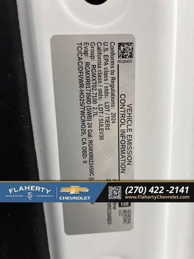 2024 Chevrolet Silverado 1500 LT (2FL)