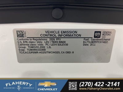 2026 Chevrolet Trax LT