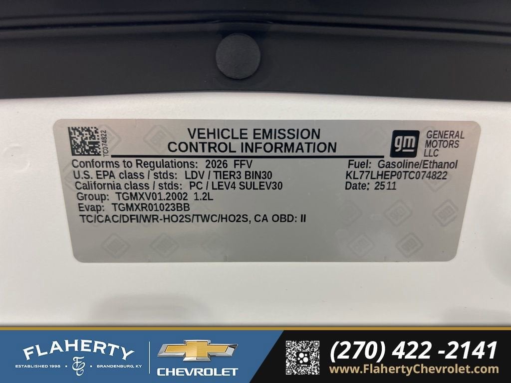 2026 Chevrolet Trax LT