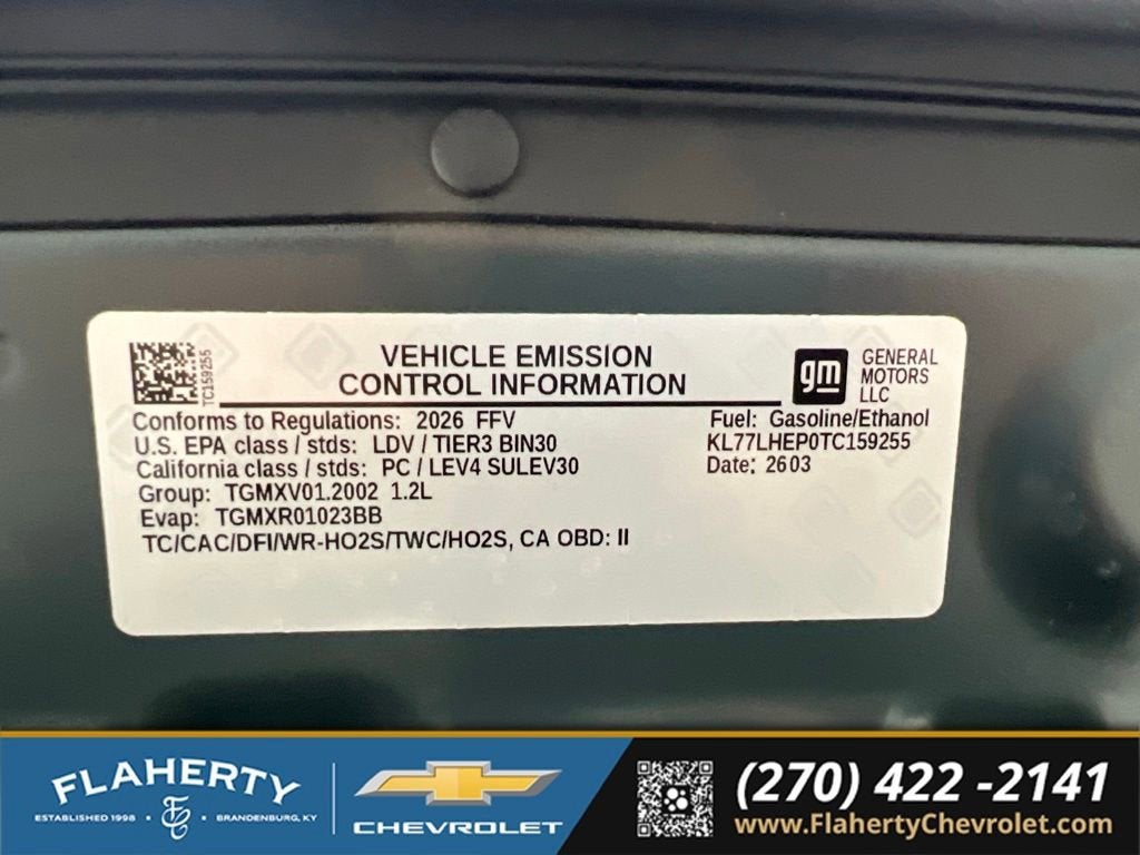 2026 Chevrolet Trax LT