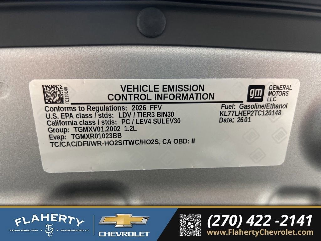 2026 Chevrolet Trax LT