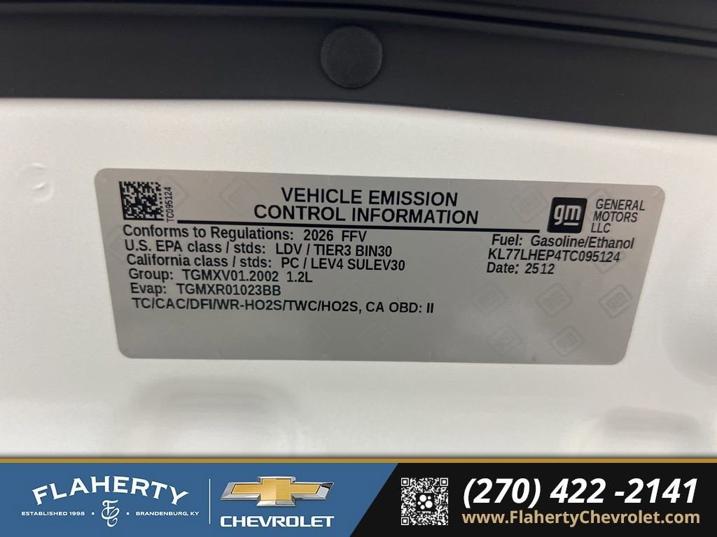 2026 Chevrolet Trax LT