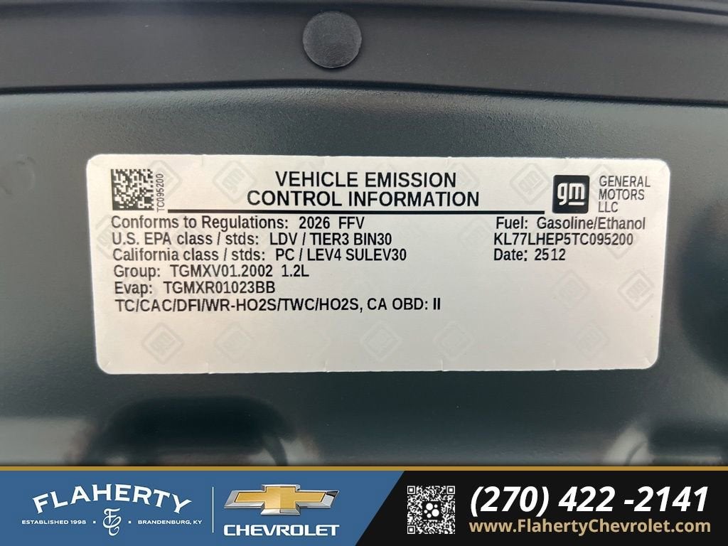 2026 Chevrolet Trax LT