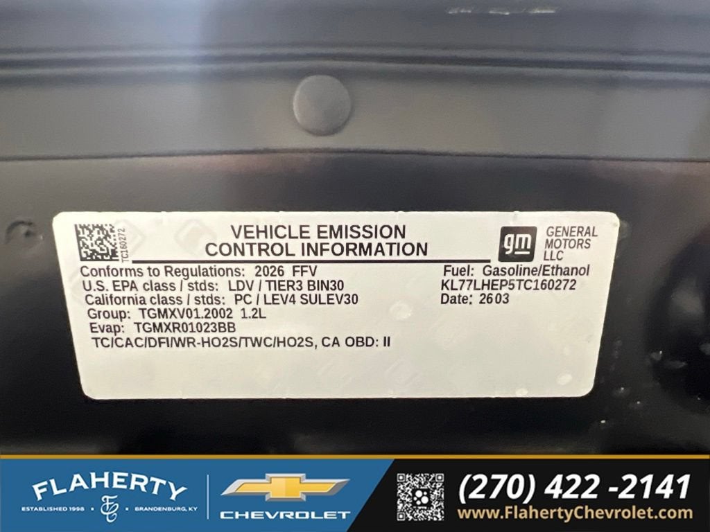 2026 Chevrolet Trax LT