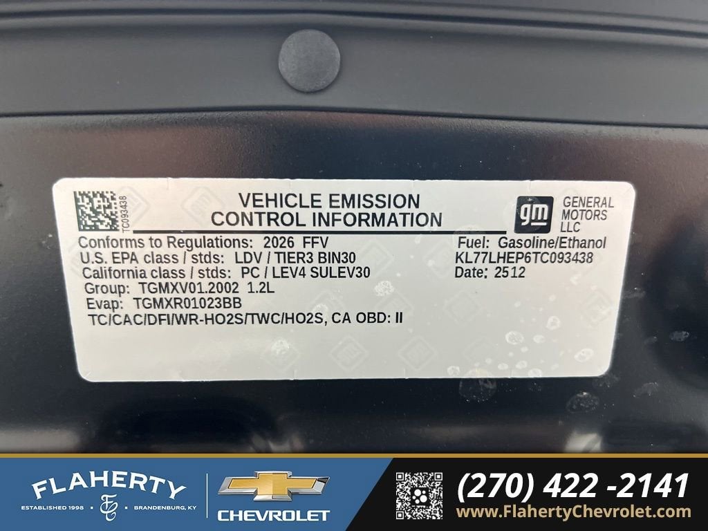 2026 Chevrolet Trax LT