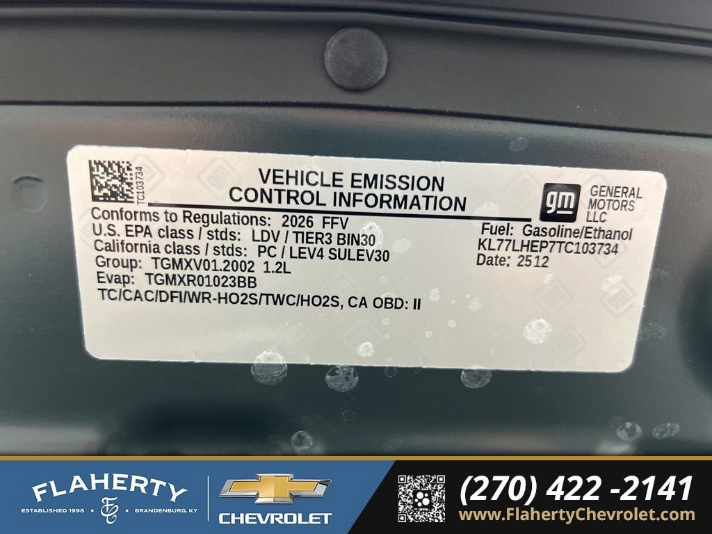 2026 Chevrolet Trax LT