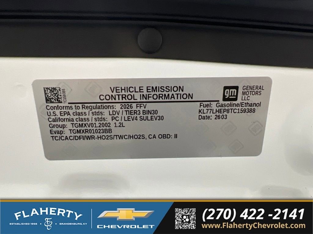 2026 Chevrolet Trax LT