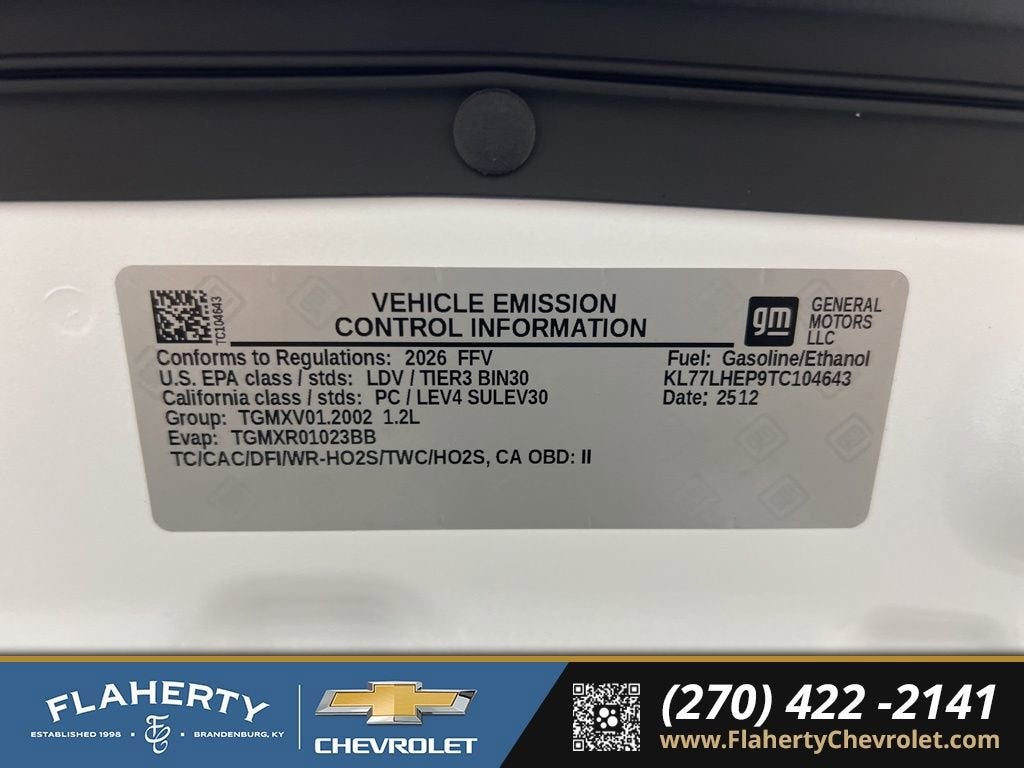 2026 Chevrolet Trax LT