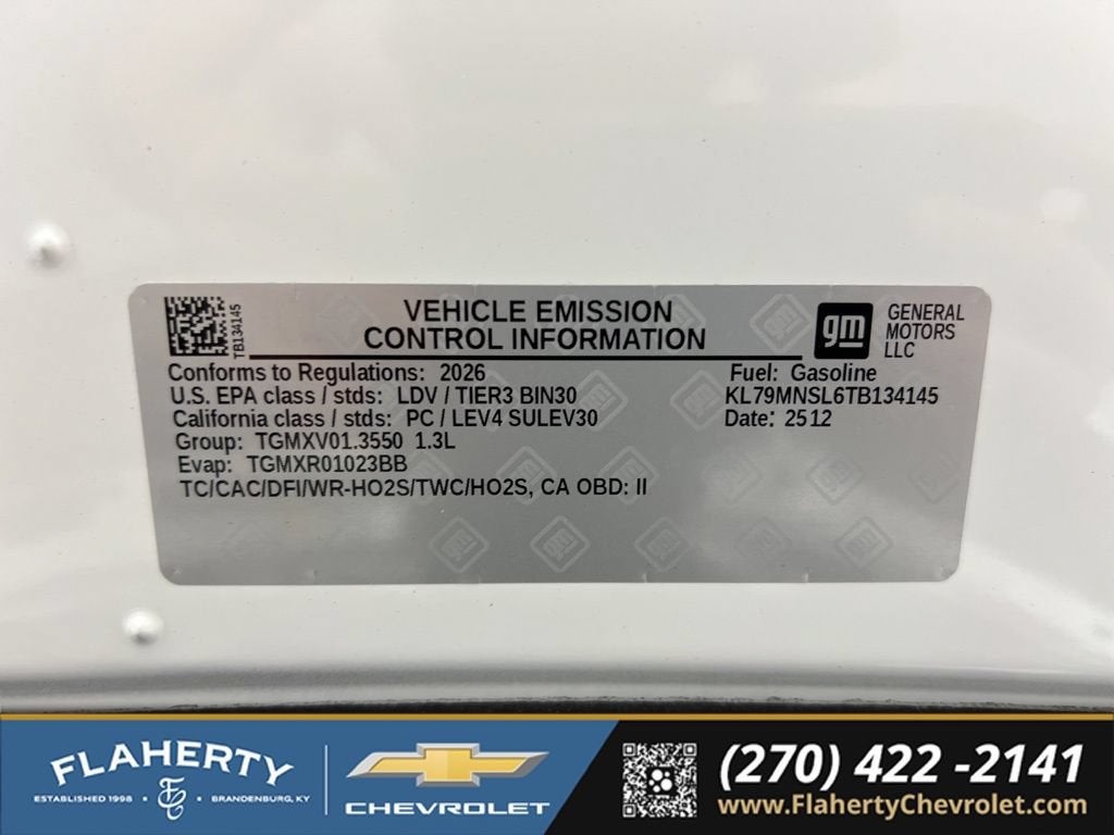 2026 Chevrolet Trailblazer LS
