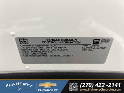 2026 Chevrolet Trailblazer LT