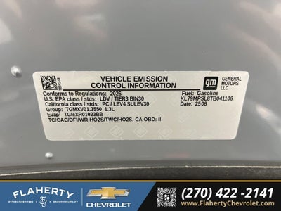 2026 Chevrolet Trailblazer LT