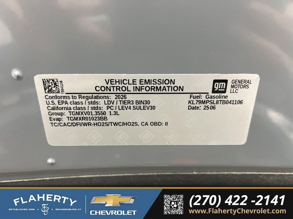 2026 Chevrolet Trailblazer LT